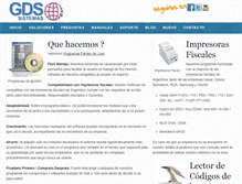 Tablet Screenshot of gdssistemas.com.ar